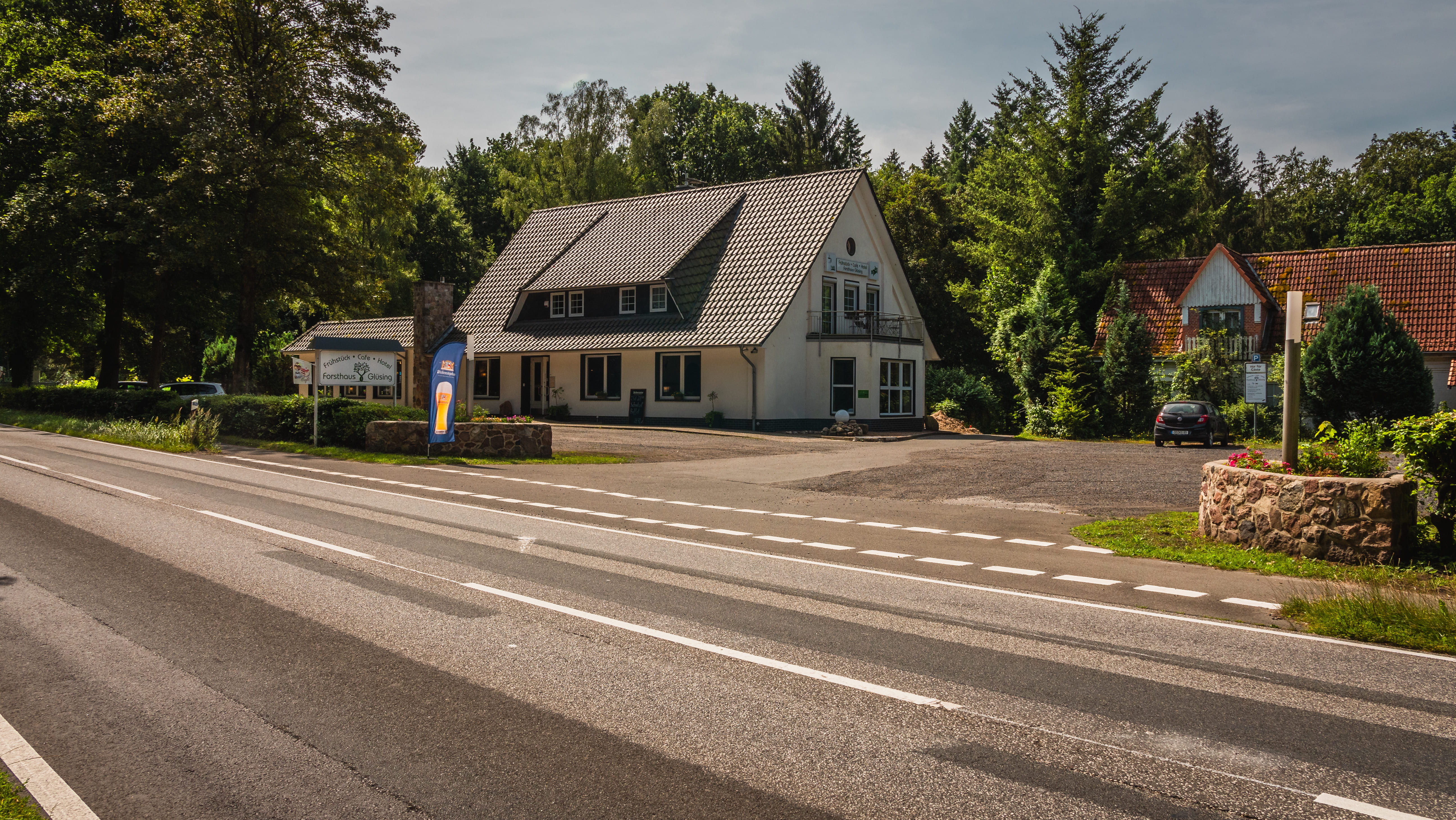 Über das Forsthaus Glüsing - Standort